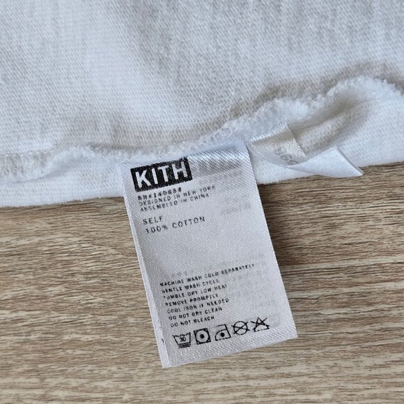 Kith Los Angeles Box Logo Long Sleeve Tee XS 100% Cotton Rare Deadstock Lakers - Picture 15 of 16